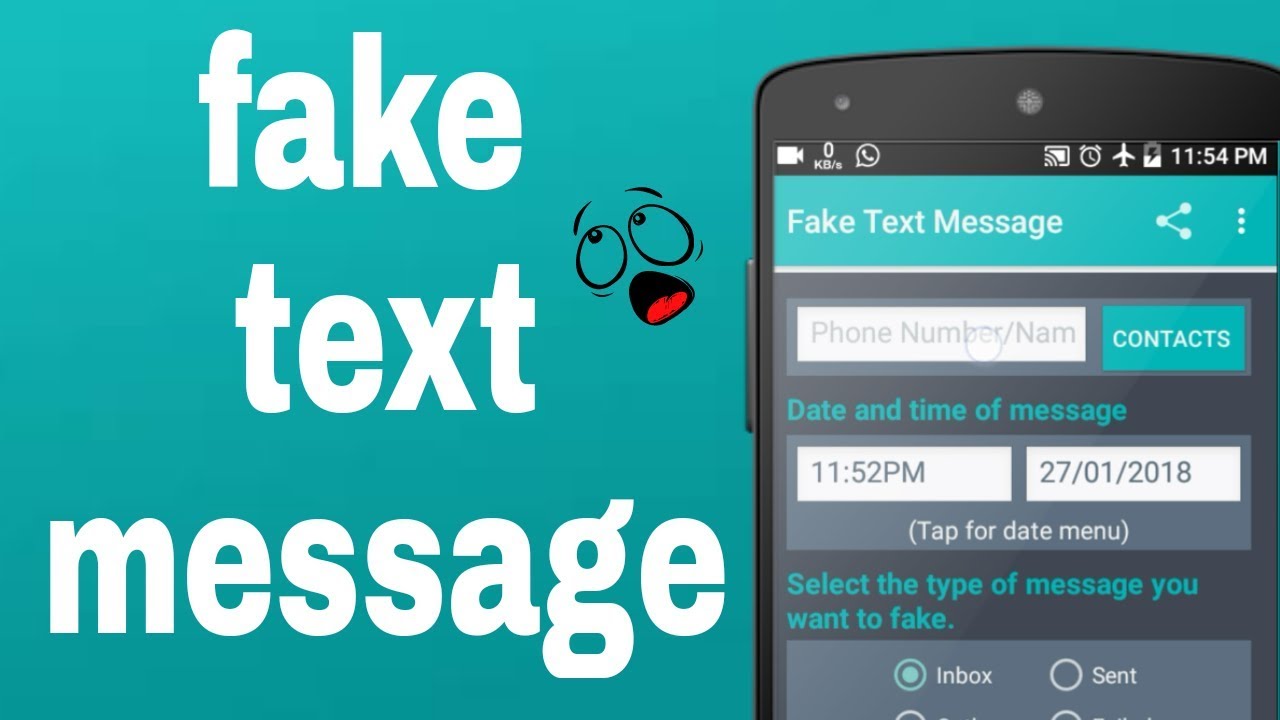 How to create fake text message 2018