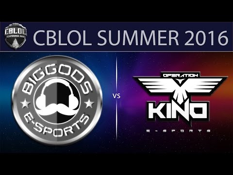 [LoL VODs] BGG vs KINO Game 1 | CBLOL Winter 2016 (19.06.2016) - Big Gods vs Operation Kino e-Sports
