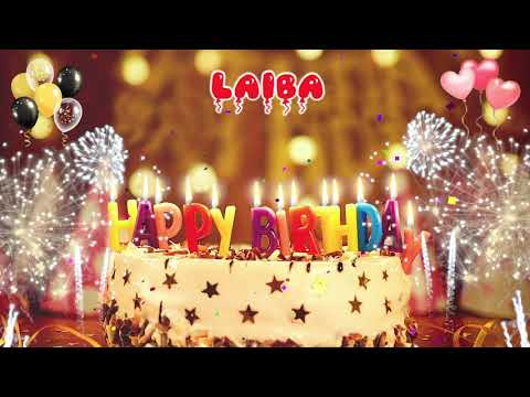 LAIBA Birthday Song – Happy Birthday Laiba