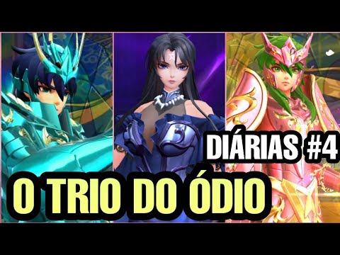 Esse Trio Buga o Inimigo. Marechal, Shun e Shiryu. Diárias Marechal Pandora #3 Saint Seiya Awakening