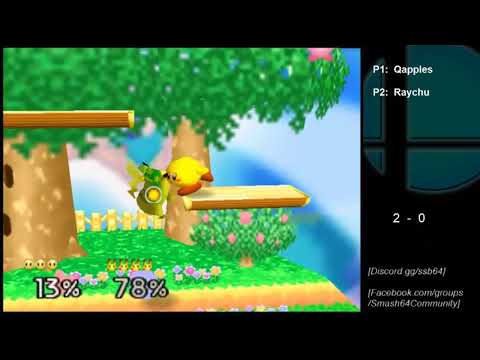 64mas Eve - Qapples (Kirby) vs. Raychu (Pika) - Winners Finals