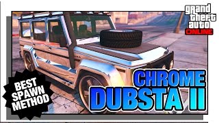 Spawn The Chrome/Gold Dubsta in GTA Online RARE Street Vehicle