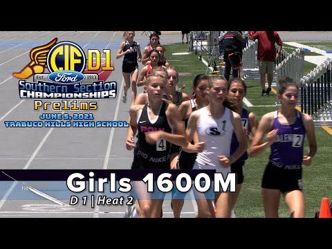 2021 TF - CIF-ss Prelims (D1) - 1600 Meters (Girls, H2 of 3)