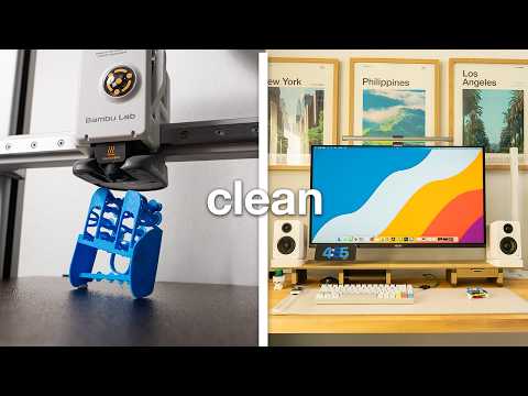 I 3D Printed 75% Of My Desk Setup (and it fixed everything)