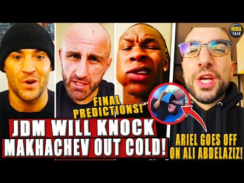 Poirier, Volk & Adesanya PREDICT Islam Makhachev vs. JDM! Ariel Helwani GOES OFF on Ali Abdelaziz!
