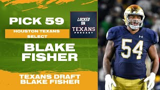 Houston Texans Pick Blake Fisher | 2024 NFL Draft Coverage