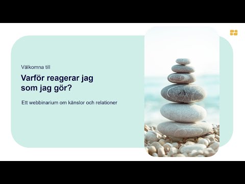 Föreläsning - Varför reagerar jag som jag gör