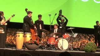 "Sing, Sing, Sing" played by the Crescent Super Band