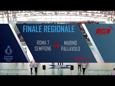 Finale Fipav Lazio U19M 2022: Roma7 Sempione - Marino Pallavolo