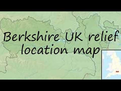 How to pronounce Berkshire UK relief location map in English?