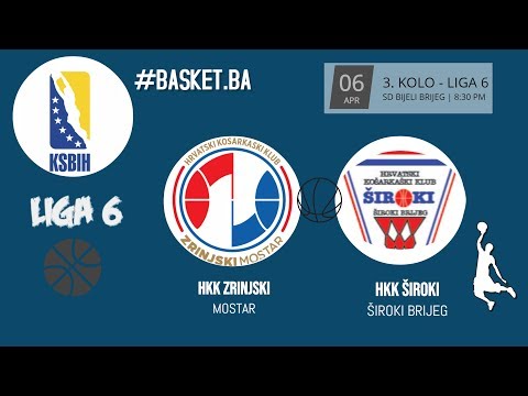 LIVE ◘ HKK Zrinjski vs HKK Široki ◘ 3 KOLO - LIGA 6 ◘ 2018/2019