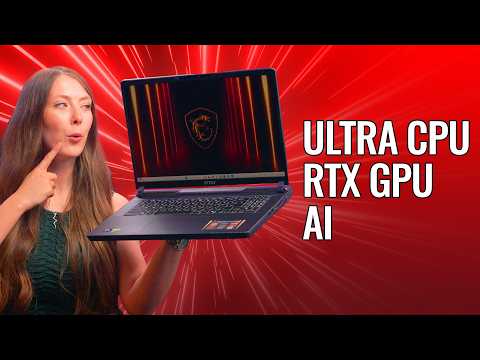 Can AI Really Improve A Gaming Laptop?  💻🤖 -  MSI Vector 17 HX AI