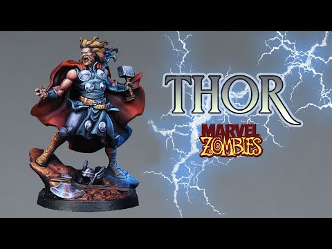 How to Paint Thor from Marvel Zombies
