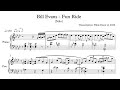 Bill Evans - Fun Ride [Solo] (Piano Transcription)