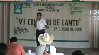 preview picture of video 'COBAY PLANTEL RIO LAGARTOS. VI CONCURSO DE CANTO. MARTIN ROSADO ALCOCER'