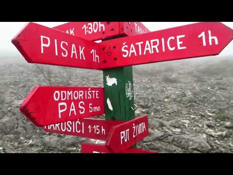 Omiška Dinara ("Put života") - Pisak, Pas, Šatarice (1. III 2024.)