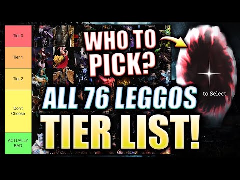 UPDATED TIER LIST! Choose your own Legendary - ALL 76 Normal Leggos Ranked ⁂ Watcher of Realms