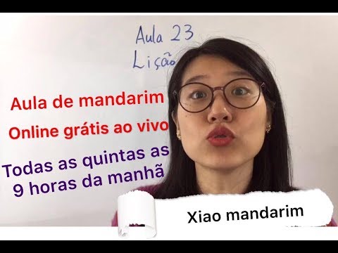 Aula 023 do curso de mandarim online grátis