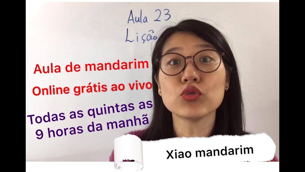 Aula 023 do curso de mandarim online grátis