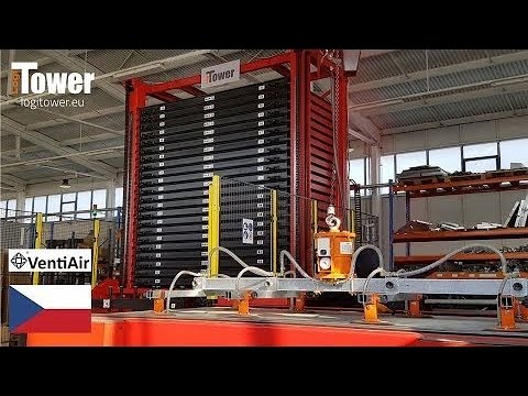 LOGITOWER: VENTIAIR - úsporné skladování plechů