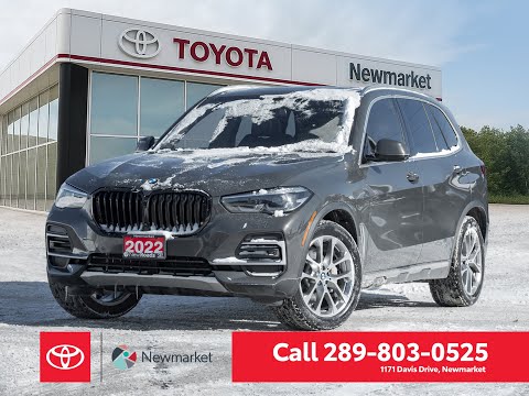 2022 BMW X5 xDrive40i Sports Activity Vehicle in Gray for sale at Newmarket Toyota in Newmarket, ON