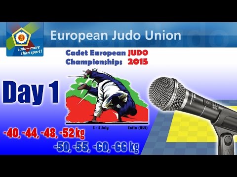 Cadet European Judo Championship - Sofia 2015 - Day 1