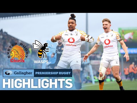 Exeter v Wasps - HIGHLIGHTS | Stunning Stoppage Time Winner! | Gallagher Premiership 2021/22