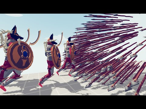 ANUBIS WARRIORS VS EVERY RANGED GOD - TOTALLY ACCURATE BATTLE SIMULATOR