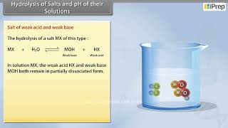 Hydrolysis of Salts and pH of Their Solutions II | Equilibrium | Chemistry | Class 11th | iPrep