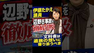 【国民民主】伊藤たかえ議員 辺野古事故の学校法人を追及。#国民民主党 #共産党 #伊藤たかえ #榛葉幹事長