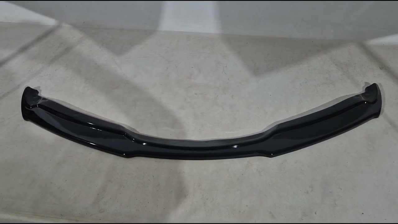 BMW 3 серия E90/E91 2005-2011 гг. Передний лип DPT (для E90 M-Sport 2005-2008, черный глянец) Video 1