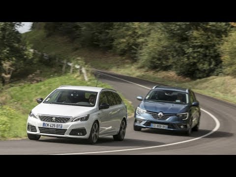 2018 Peugeot 308 SW vs 2017 Renault Megane Estate