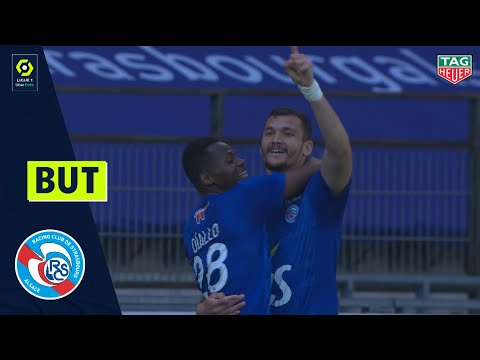 But Ludovic AJORQUE (43' - RC STRASBOURG ALSACE) RC STRASBOURG ALSACE - FC NANTES (1-2) 20/21