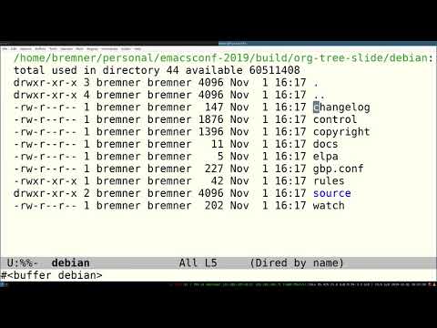 EmacsConf 2019 - 22 - Packaging emacs packages for Debian - David Bremner
