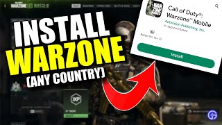 How to Download WARZONE MOBILE in Any Country! (Easy)