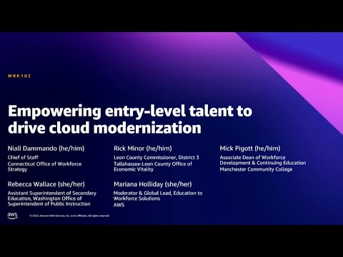 AWS Summit DC 2022 - Empowering entry-level talent to drive cloud modernization