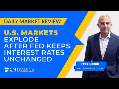 CMTrading Daily Market Review  March 21st, 2024 - U.S. Markets explode after Fed keeps Int. Rat. unc