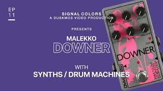 Video thumbnail for Malekko Downer Demo w/ Synths & Drum Machines (Keyed Mosstone & TR-606) by Duskmos