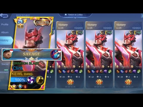 CLINT NEW CRIMSON BLAST SKIN GAMEPLAY! WINSTREAK BEST BUILD 2023 (must try this)