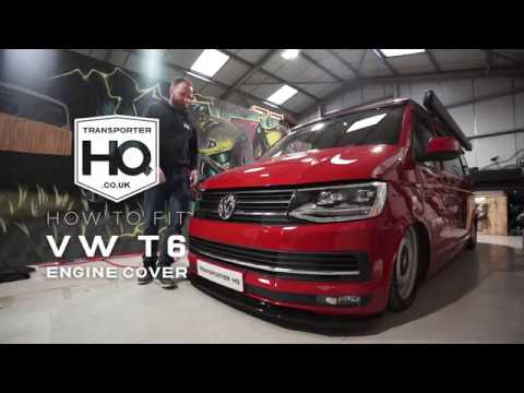 How to fit a Genuine VW T6 engine cover by Transporter HQ