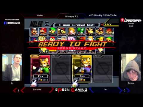 Smash @ TTH - Jet (Fox) Vs. Banana (Fox) (Winners R2) - Melee
