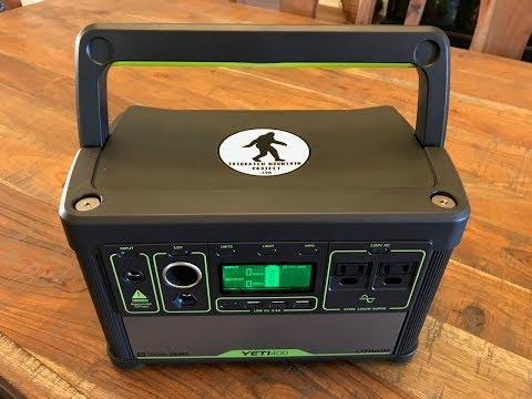 Just Unboxed: Goal Zero Yeti 400 Lithium & Boulder 100 Solar Panel