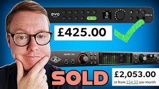 I Sold A Universal Apollo X6 For A £400 Audient Interface To Make My Studio "More Professional"