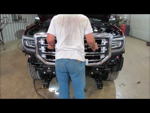 Frontier Front Bumper Replacment 2016-17 GMC 1500 Installation