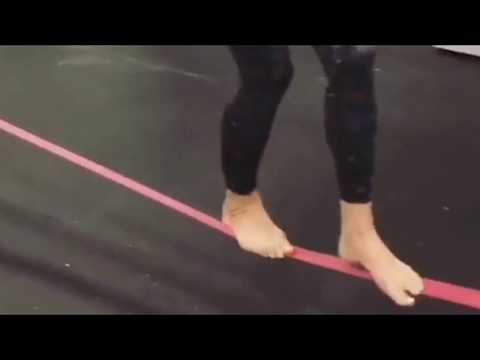 Eve Torres Gracie Barefoot walking on Rope (Short)