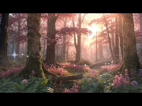 🌸 Magical Pink Fairy Forest Morning | Gentle Birds & Enchanted Nature Sounds