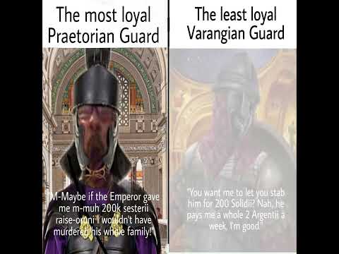 Praetorian Guard vs Varagian Guard #romanhistory #rome #historymemes