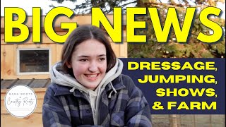 WHAT HAPPENED TO DUKE!? | PLUS, THIS YEAR’S PLANS FOR HORSE SHOWS, LESSONS, & FARM UPDATES! | VLOG