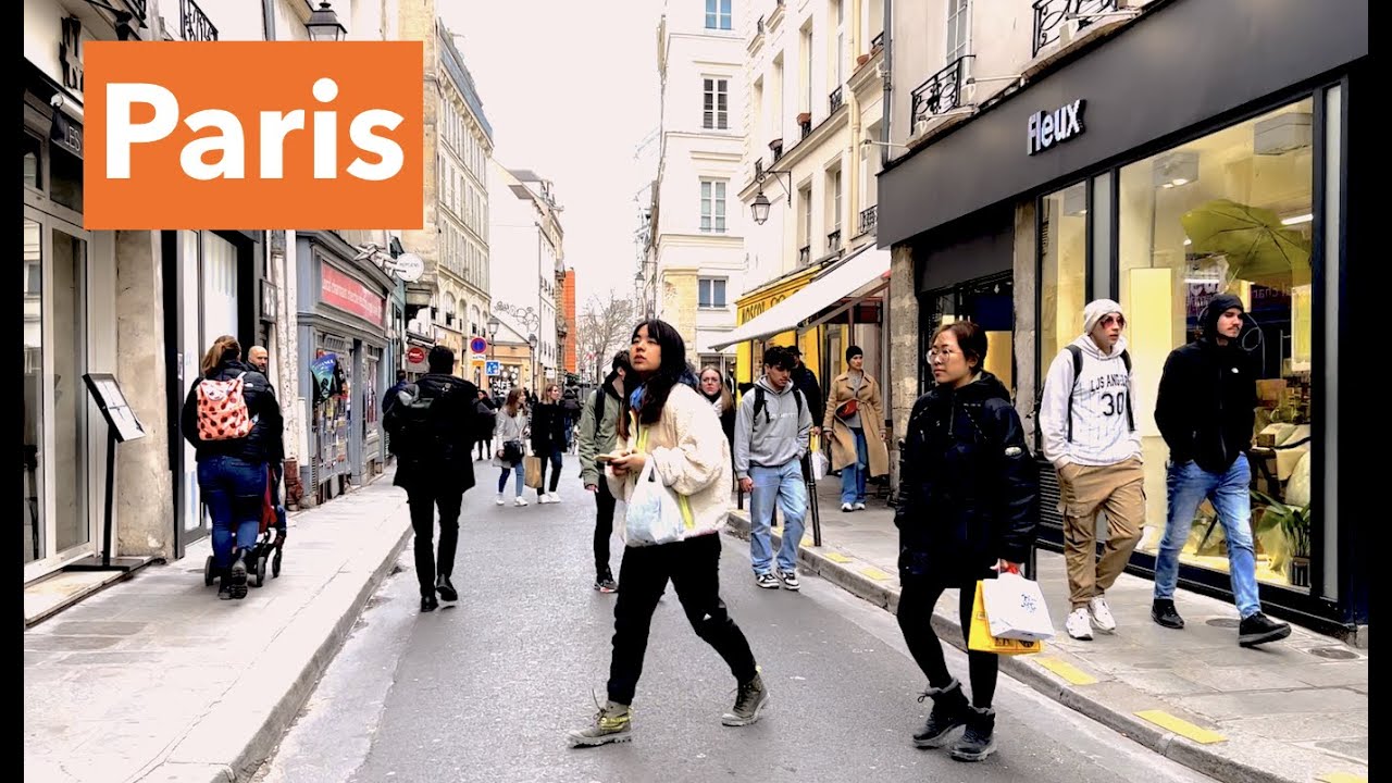 Paris France - HDR walking in Paris - 4K HDR 6a? fps