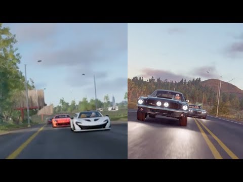 Supercars vs muscle cars